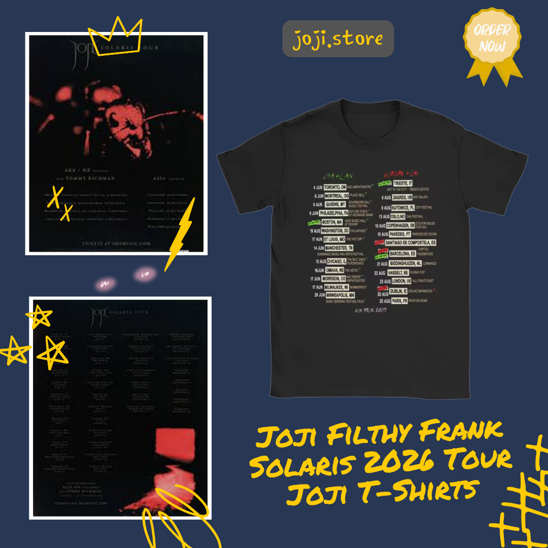 Joji Filthy Frank Solaris 2026 Tour NTAN1203 Joji T-Shirts